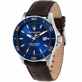 Maserati R885110004 Compatizione Affordable Leather Watch Leather Watch Discount