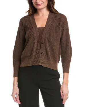 Max Mara Leisure Tenore Coordinated Linen-Blend Cardigan