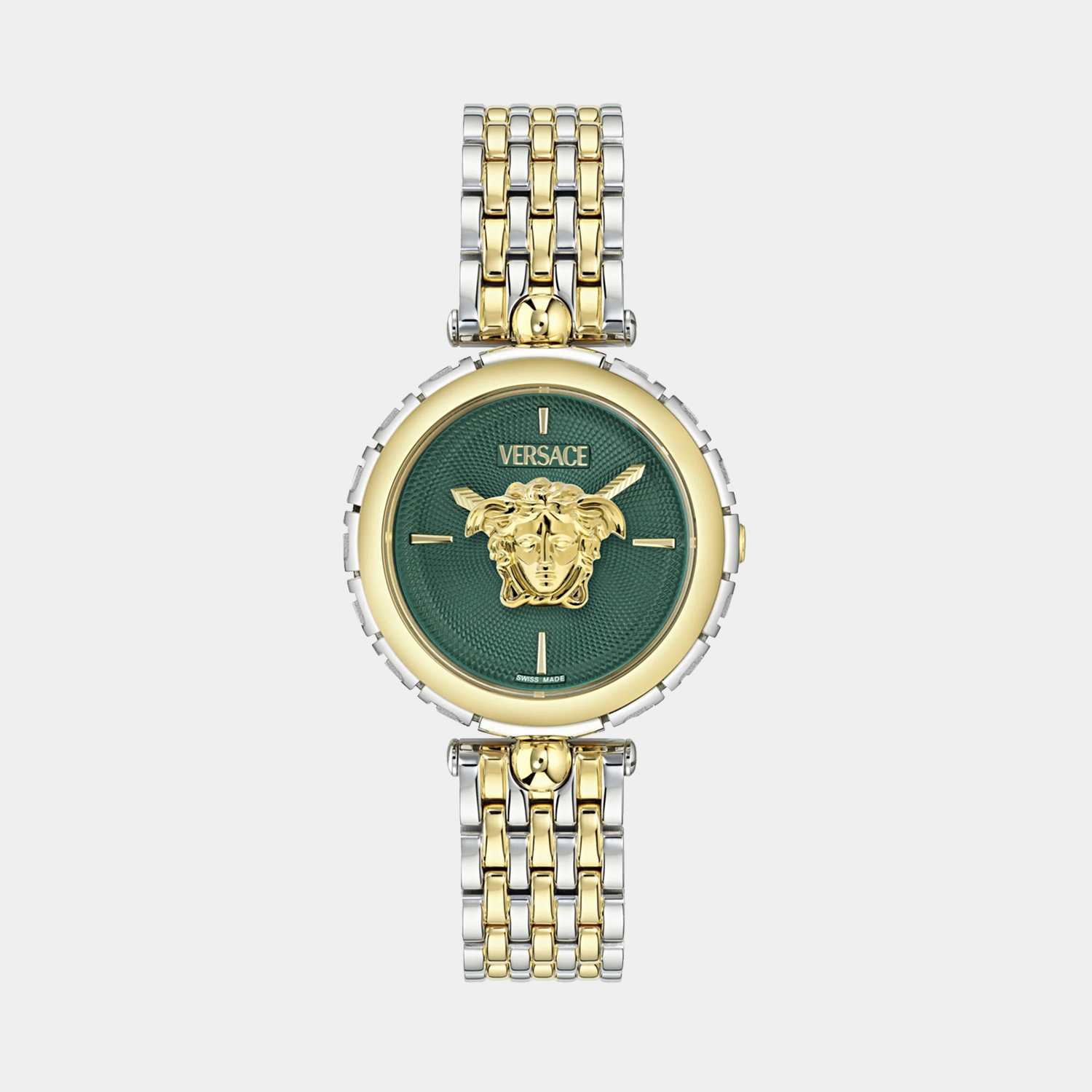 Medusa Heritage Women Quartz Green Dial Analog Stainless Steel Watch VE9D00324 women watches best women watches affordable women's watches branded women watches