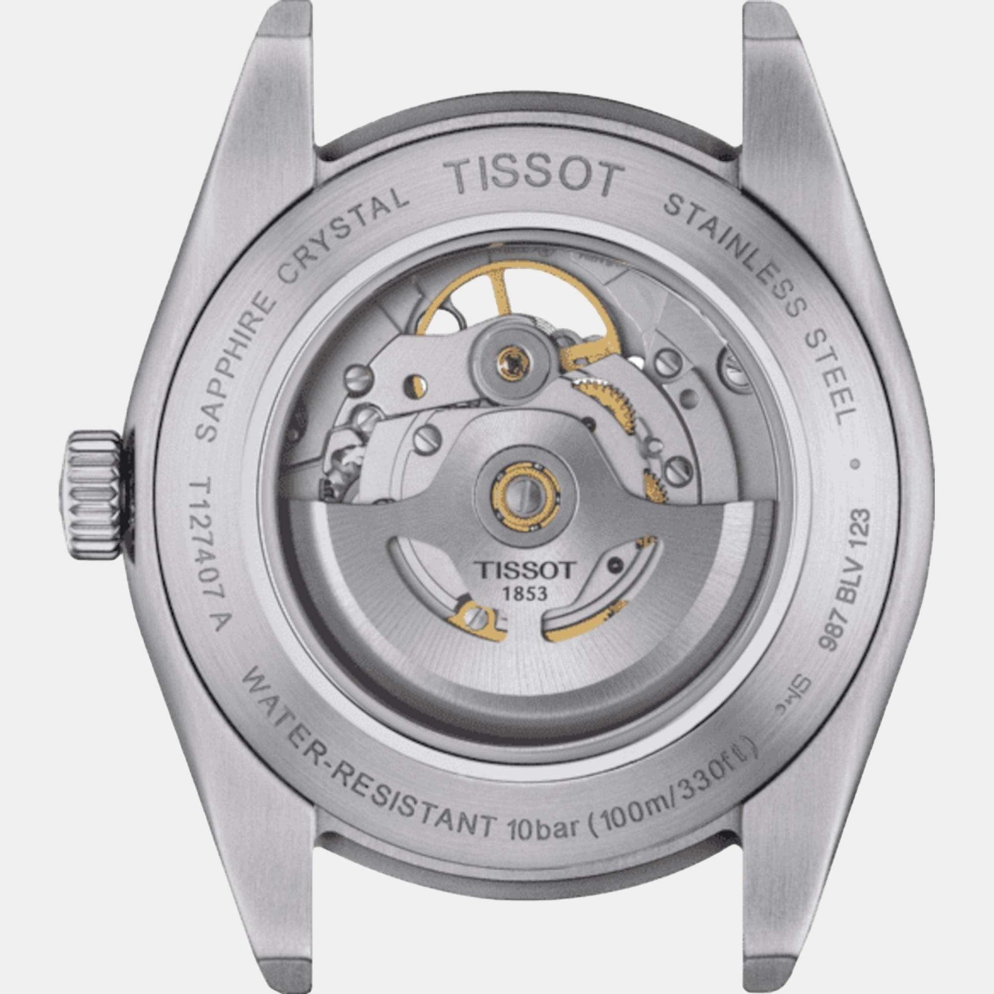 Men Analog Stainless Steel Watch T1274071103101