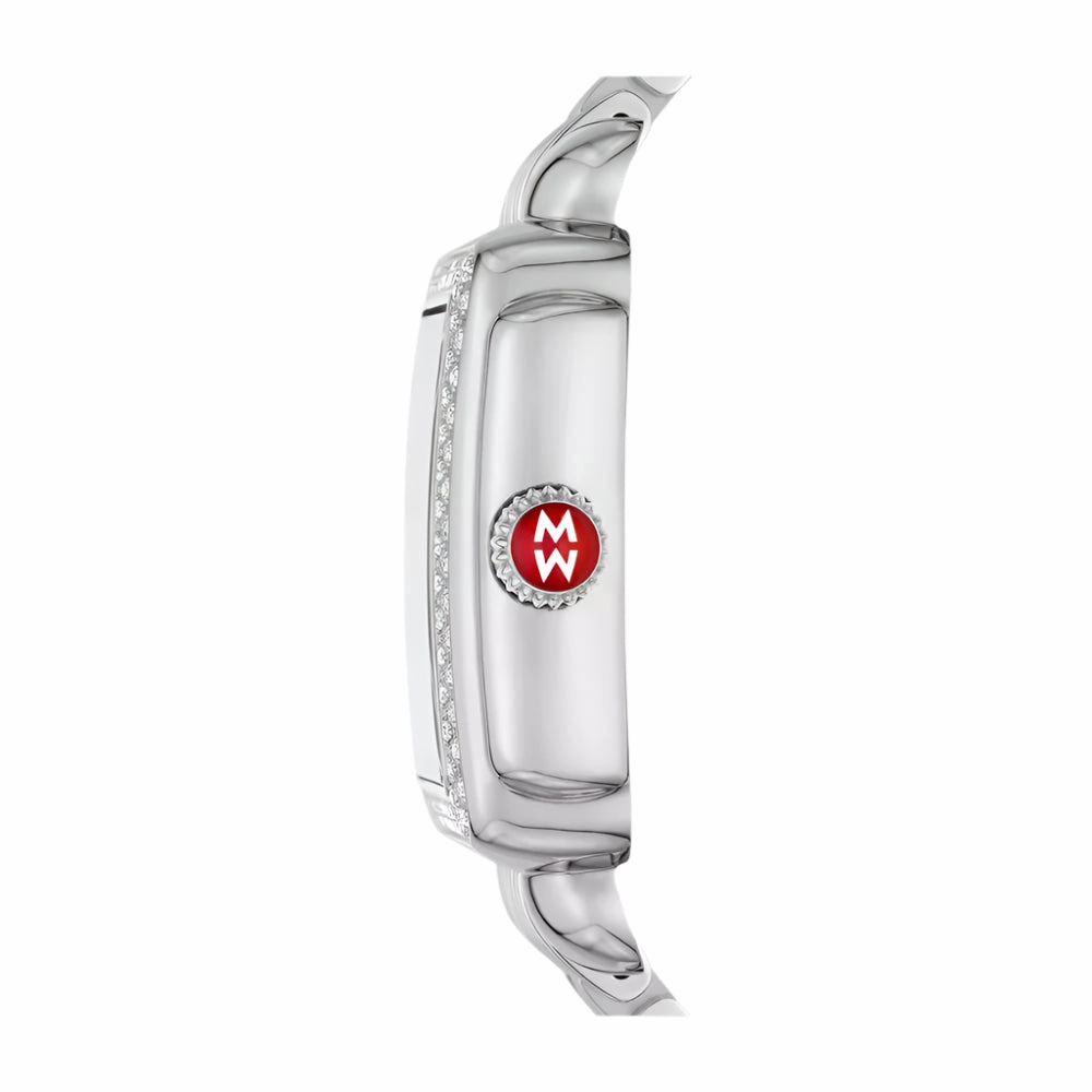 Michele Deco Madison Stainless Diamond Watch