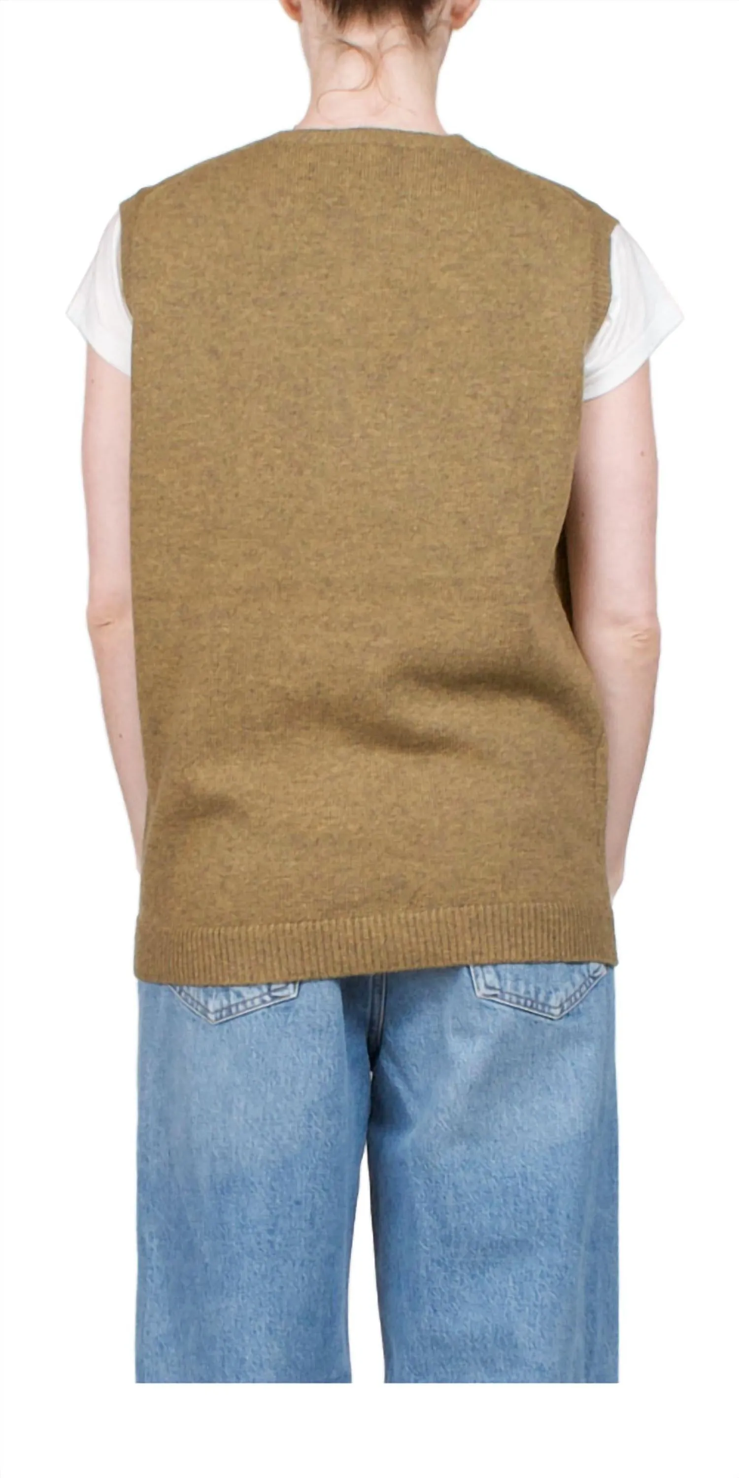 Milano Sweater Vest In Hunter