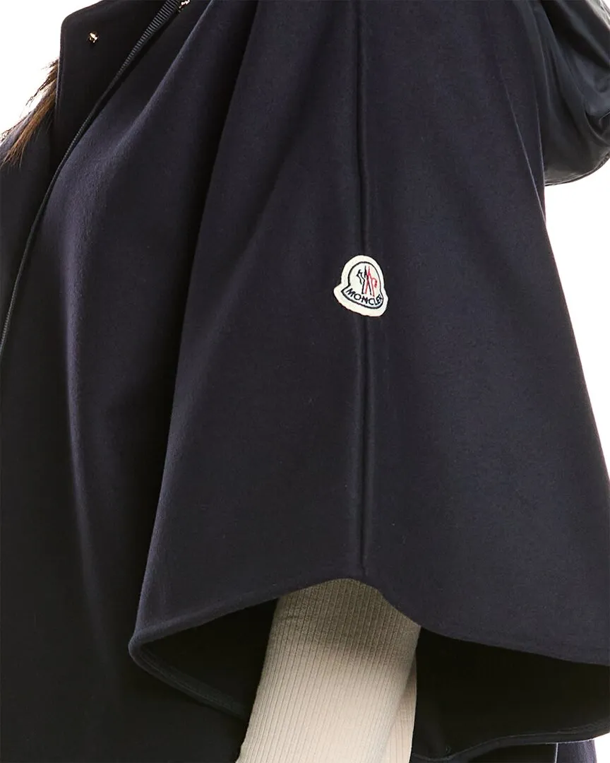 Moncler Wool-Blend Cape