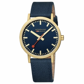 Mondaine Classic Deep Ocean Blue Watch A660.30360.40SBQ 
