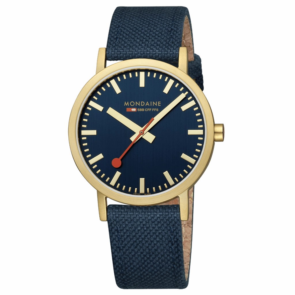 Mondaine Classic Deep Ocean Blue Watch A660.30360.40SBQ 