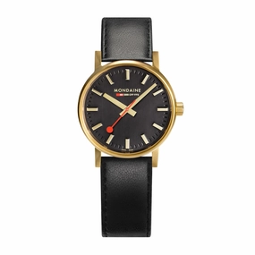Mondaine Official EVO2 Golden Stainless Steel Watch MSE.30120.LB 
