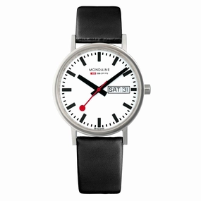 MONDAINE OFFICIAL SWISS RAILWAYS CLASSIC DAYDATE A667.30314.11SBBV,quartz watch, quartz watches for men, quartz watches for women, best quartz watch, minimalist quartz watch, luxury quartz watch, waterproof quartz watch,analog quartz watch, digital quartz 