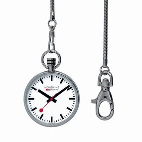 Mondaine White Dial Pocket Chain Watch A660.30316.11SBB,quartz watch, quartz watches for men, quartz watches for women, best quartz watch, minimalist quartz watch, luxury quartz watch, waterproof quartz watch,analog quartz watch, digital quartz watch,affor
