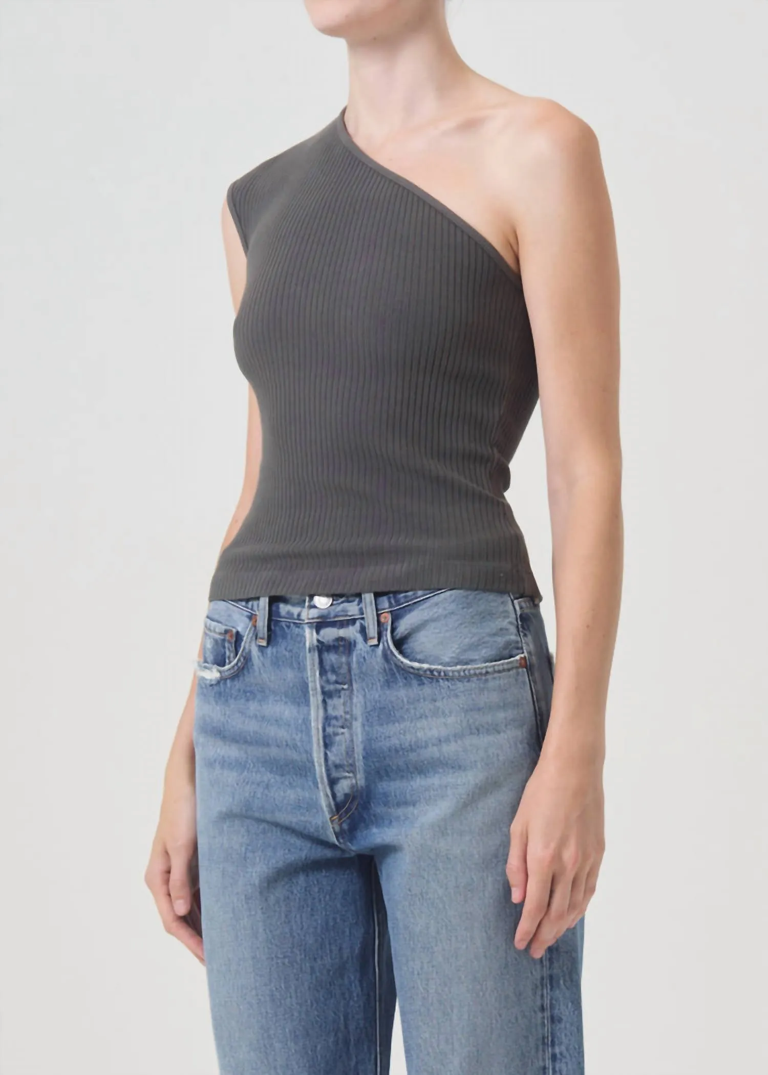 Nessa Tank In Tyre (Dark Charcoal)