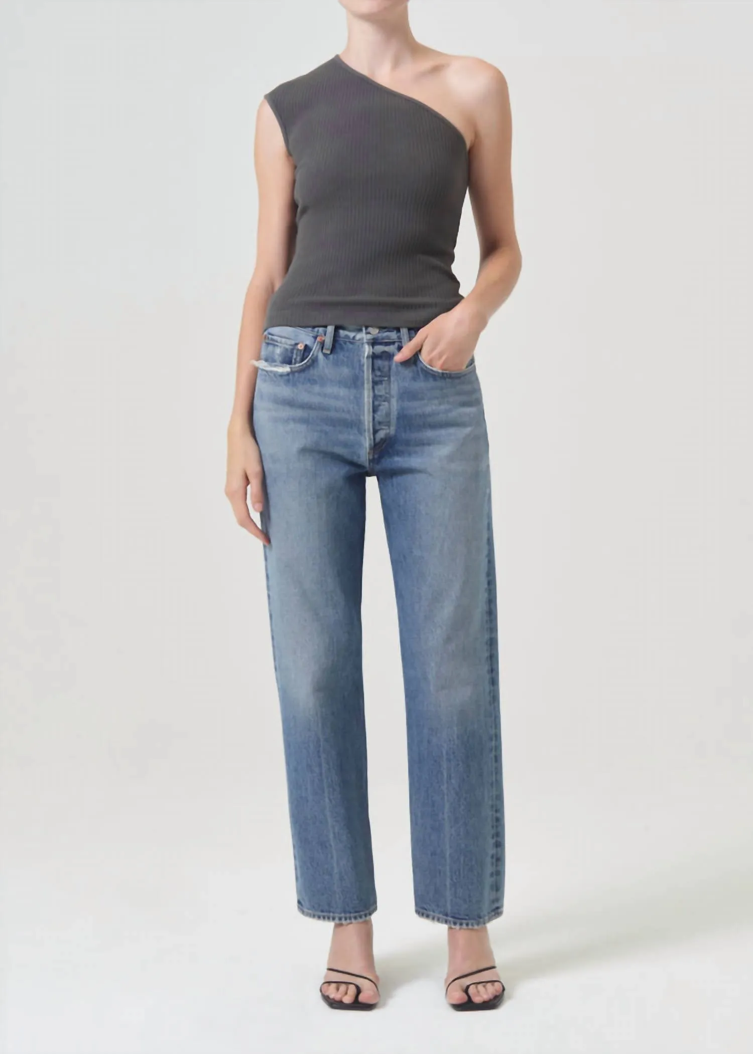 Nessa Tank In Tyre (Dark Charcoal)