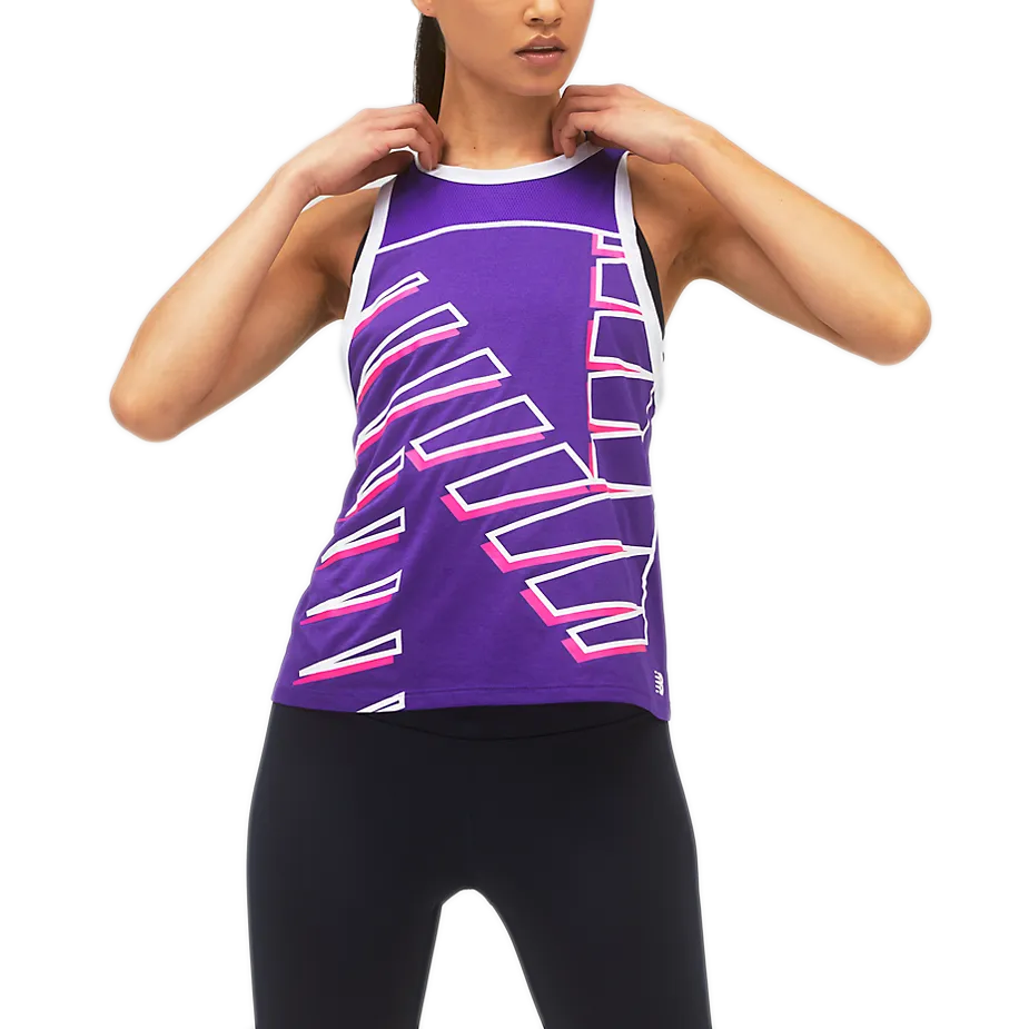 New Balance Women's Printed Fast Flight Tank
