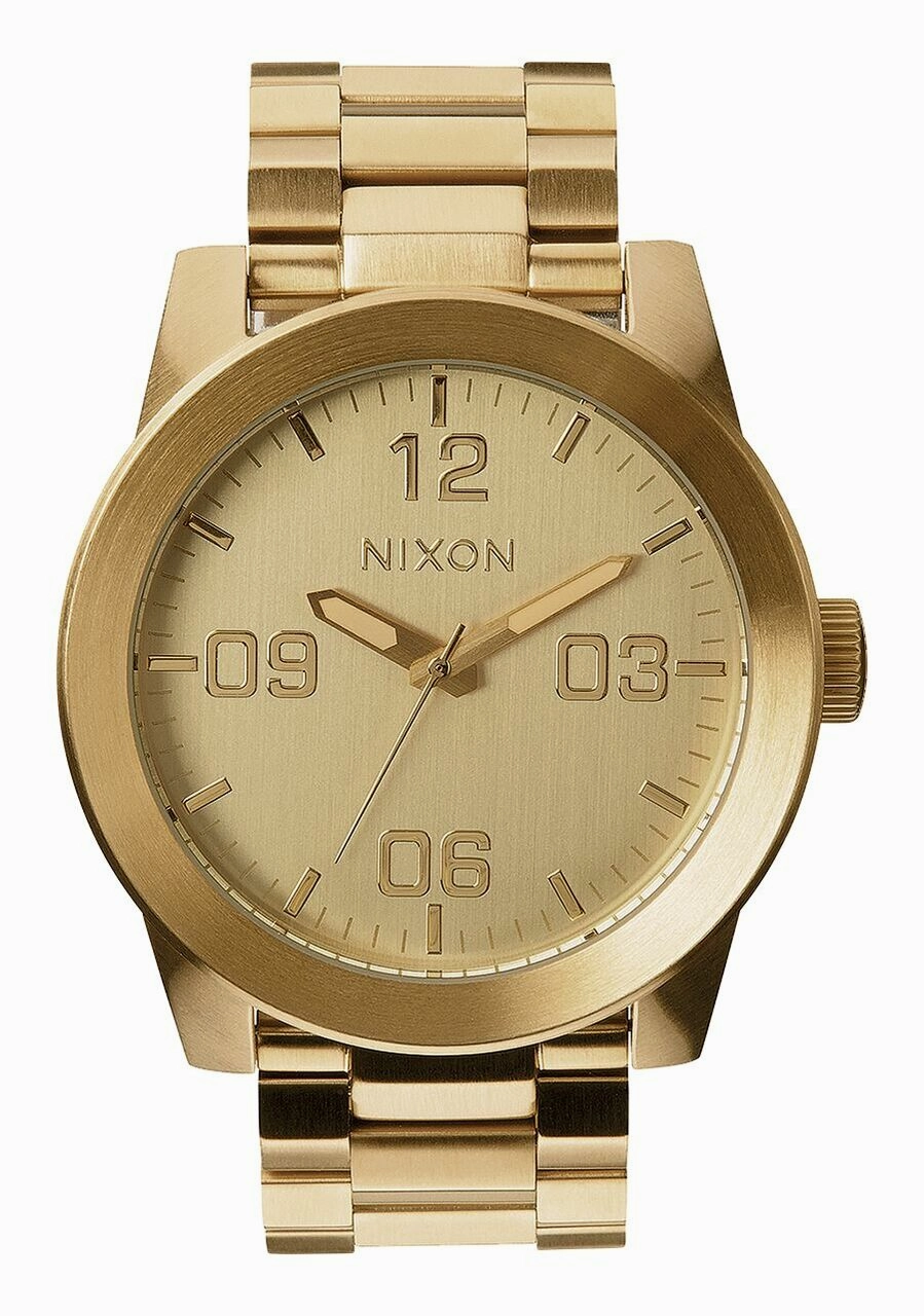Nixon Corporal SS All Gold Mens Watch A346-502-00,quartz watch, quartz watches for men, quartz watches for women, best quartz watch, minimalist quartz watch, luxury quartz watch, waterproof quartz watch,analog quartz watch, digital quartz watch,affordable 