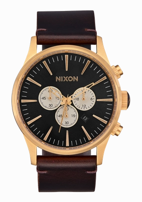 Nixon Sentry Chrono Leather Black Dial Mens Watch A405-5033-00,quartz watch, quartz watches for men, quartz watches for women, best quartz watch, minimalist quartz watch, luxury quartz watch, waterproof quartz watch,analog quartz watch, digital quartz watc