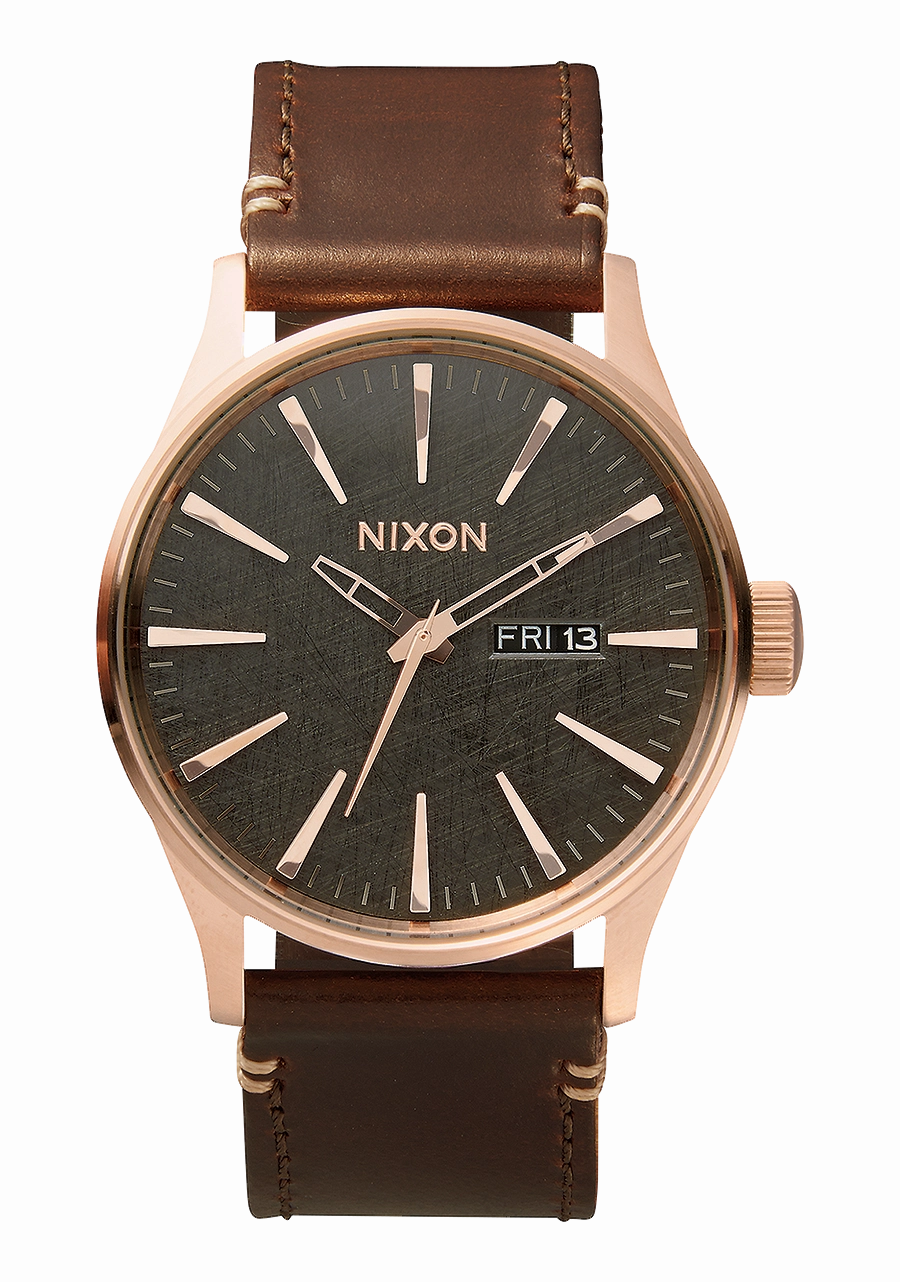 Nixon Sentry Leather Brown Dial Mens Watch A105-2001-00,quartz watch, quartz watches for men, quartz watches for women, best quartz watch, minimalist quartz watch, luxury quartz watch, waterproof quartz watch,analog quartz watch, digital quartz watch,affor