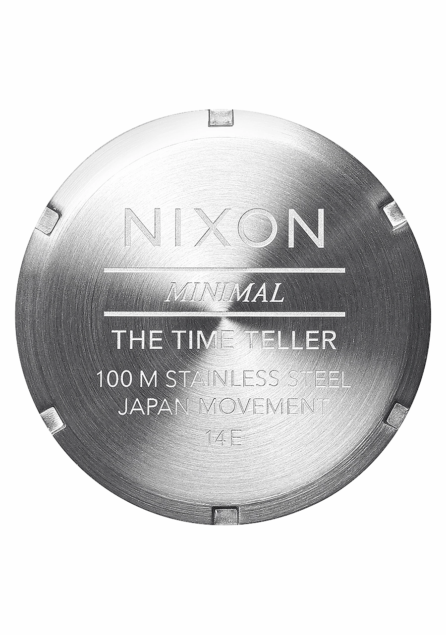 Nixon Time Teller Stainless Steel Black Dial Mens Watch A045-000-00