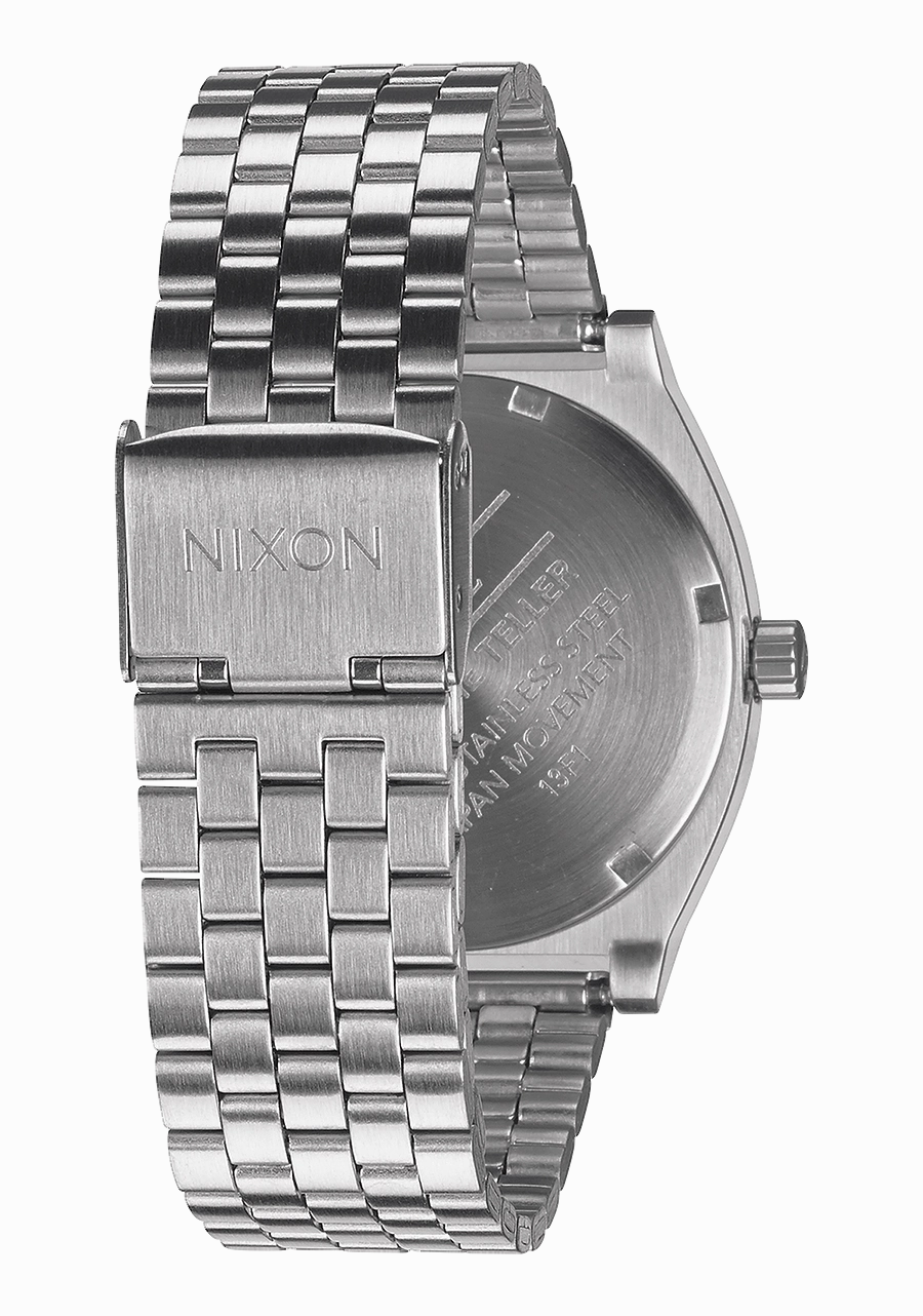 Nixon Time Teller Stainless Steel Black Dial Mens Watch A045-000-00
