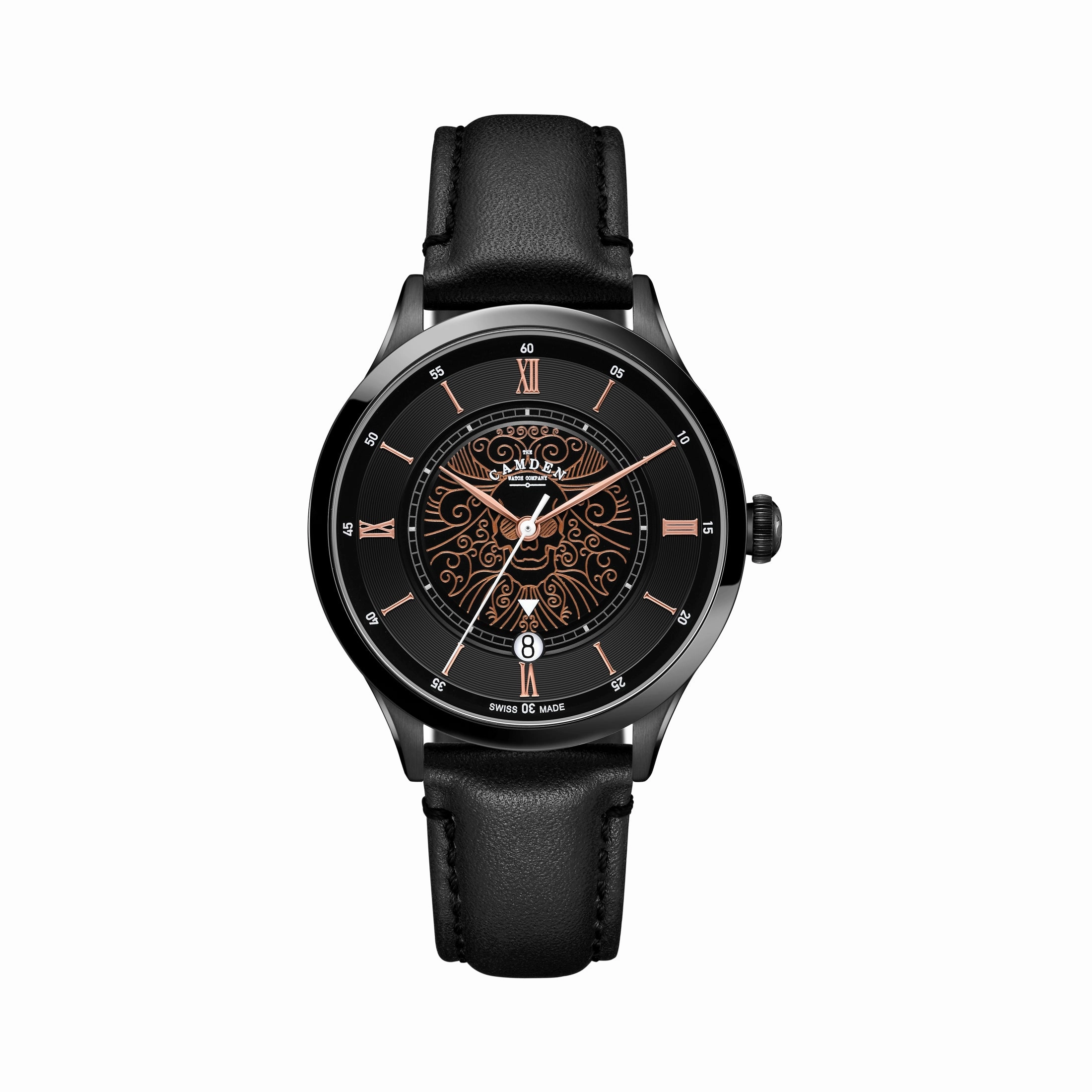 No.274 Automatic Memento Mori black,women's watches,ladies watch,elegant women's watch, minimalist women??s watch,fashion watch for women, classic watch for women,waterproof women??s watch,women's watch for work, women's watch for gift, wedding watch f