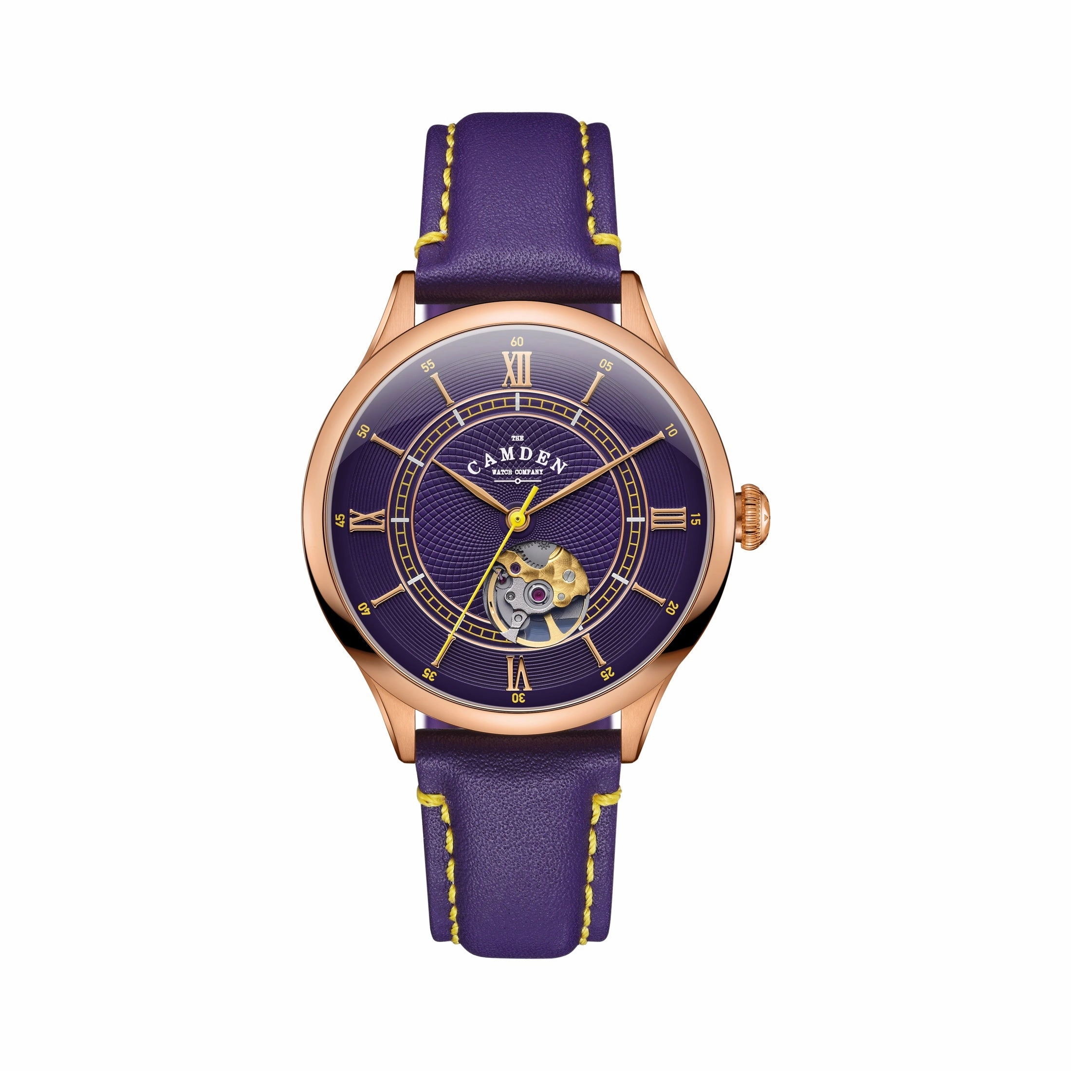 No.274 Open Heart Rose gold, purple and purple,women's watches,ladies watch,elegant women's watch, minimalist women??s watch,fashion watch for women, classic watch for women,waterproof women??s watch,women's watch for work, women's watch for gift, wedd