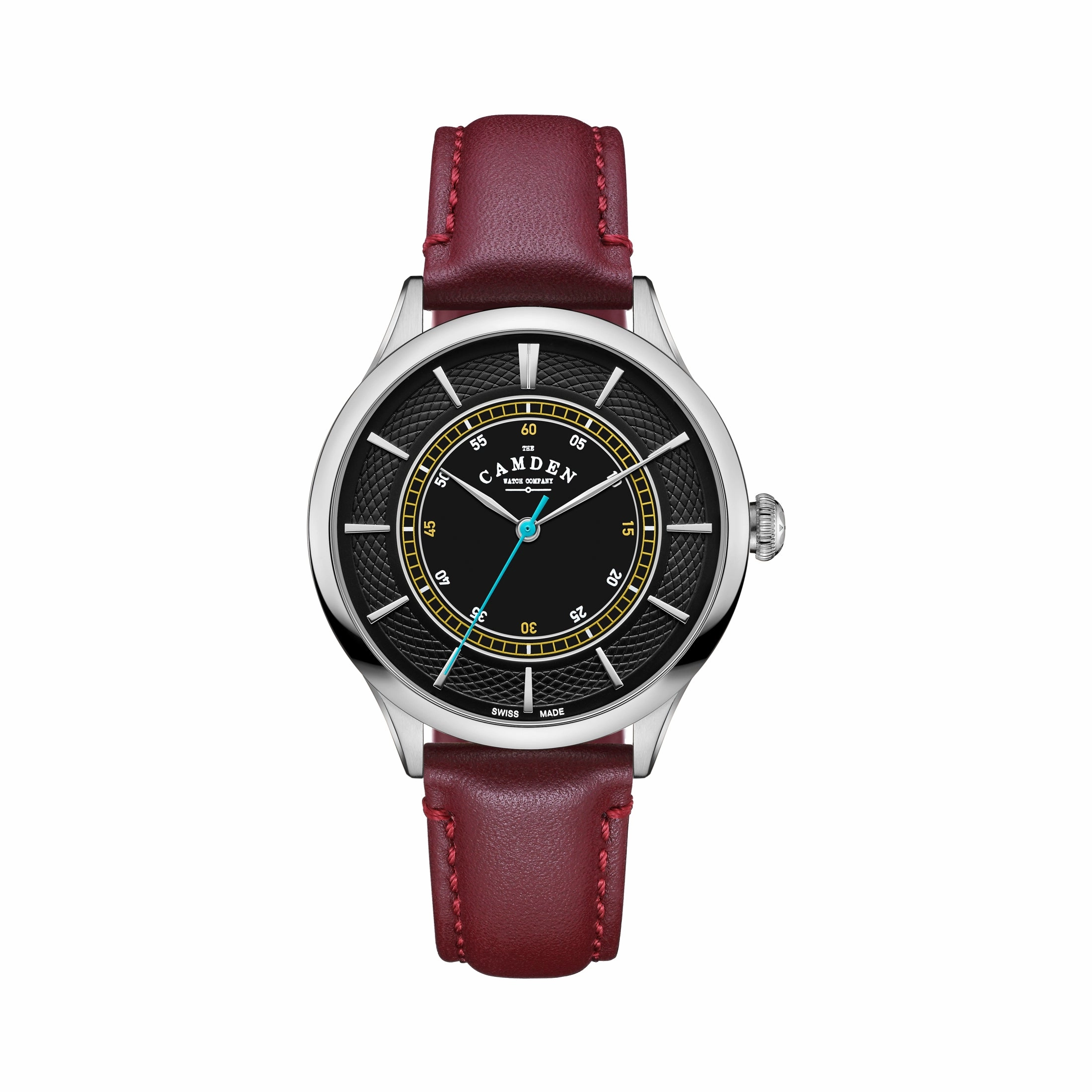 No.274 Steel, black and oxblood,women's watches,ladies watch,elegant women's watch, minimalist women??s watch,fashion watch for women, classic watch for women,waterproof women??s watch,women's watch for work, women's watch for gift, wedding watch for b
