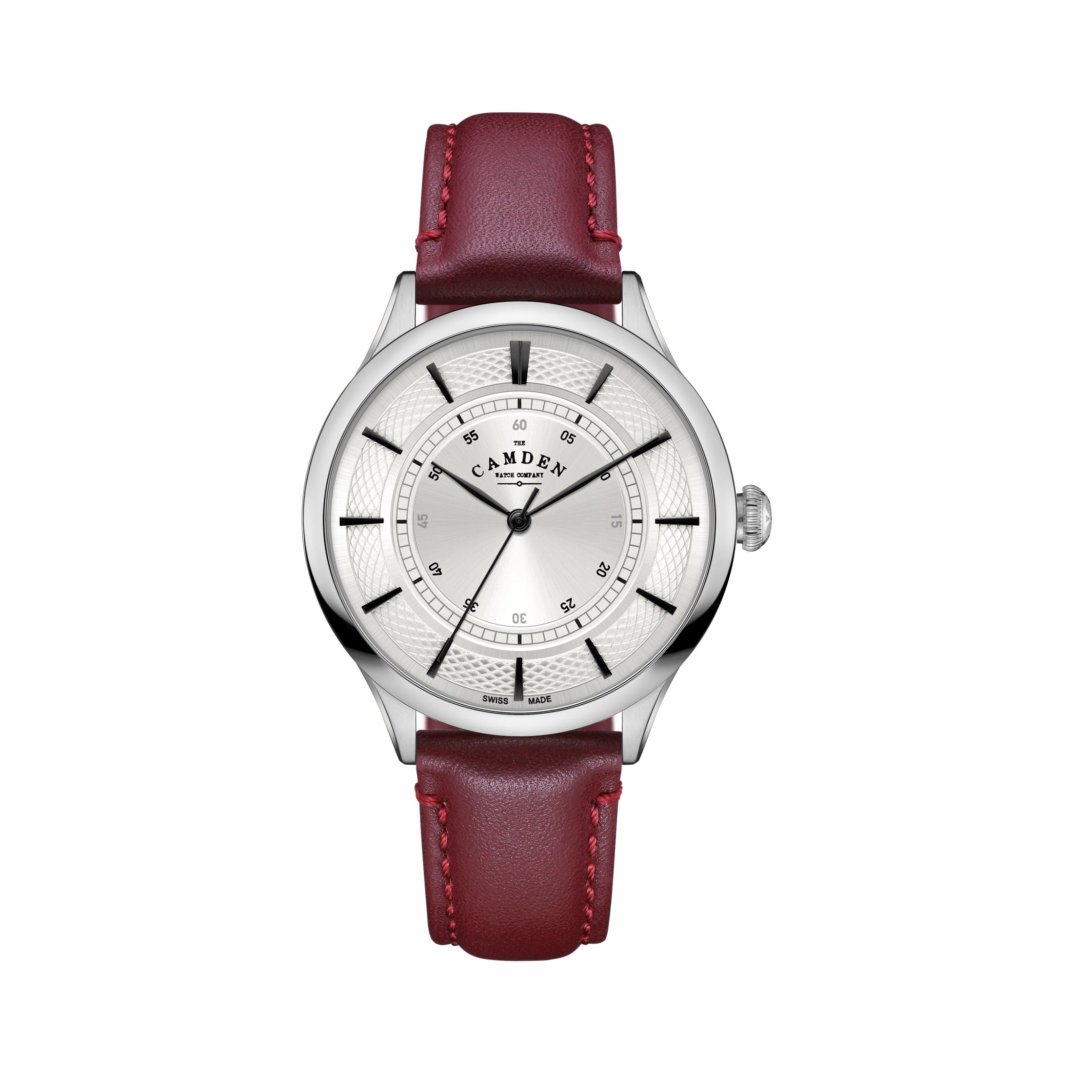 No.274 Steel, steel and oxblood,women's watches,ladies watch,elegant women's watch, minimalist women??s watch,fashion watch for women, classic watch for women,waterproof women??s watch,women's watch for work, women's watch for gift, wedding watch for b