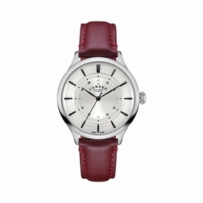 No.274 Steel, steel and oxblood,women's watches,ladies watch,elegant women's watch, minimalist women??s watch,fashion watch for women, classic watch for women,waterproof women??s watch,women's watch for work, women's watch for gift, wedding watch for b