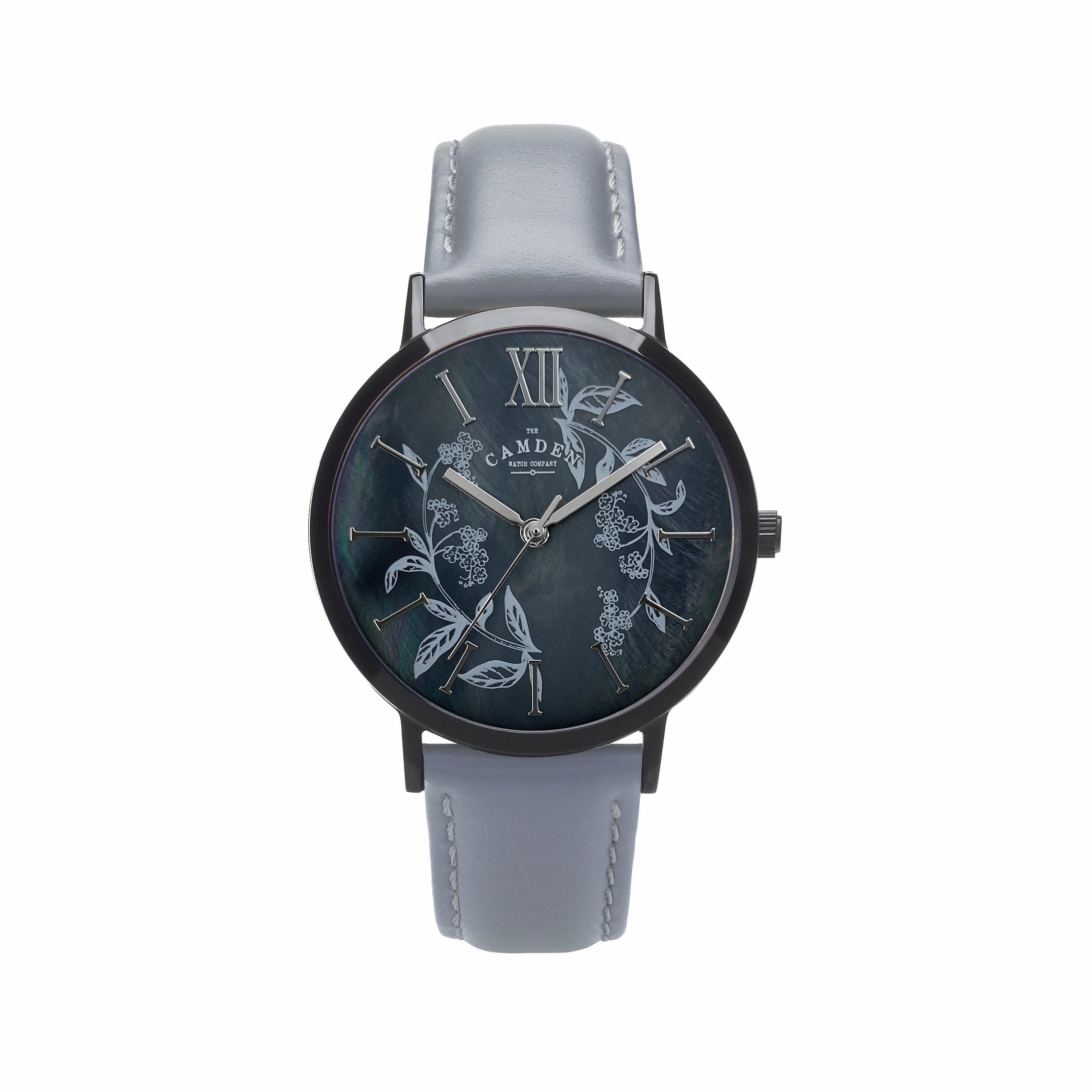 No.27 Camden x Rebecca Vincent "Forget-me-not" Grey Strap,women's watches,ladies watch,elegant women's watch, minimalist women??s watch,fashion watch for women, classic watch for women,waterproof women??s watch,women's watch for work, women's