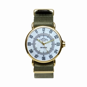 No.88 Camden x Tom Brown Green NATO,women's watches,ladies watch,elegant women's watch, minimalist women??s watch,fashion watch for women, classic watch for women,waterproof women??s watch,women's watch for work, women's watch for gift, wedding watch f