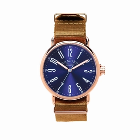 No.88 Rose Gold and Camel Nato,women's watches,ladies watch,elegant women's watch, minimalist women??s watch,fashion watch for women, classic watch for women,waterproof women??s watch,women's watch for work, women's watch for gift, wedding watch for br