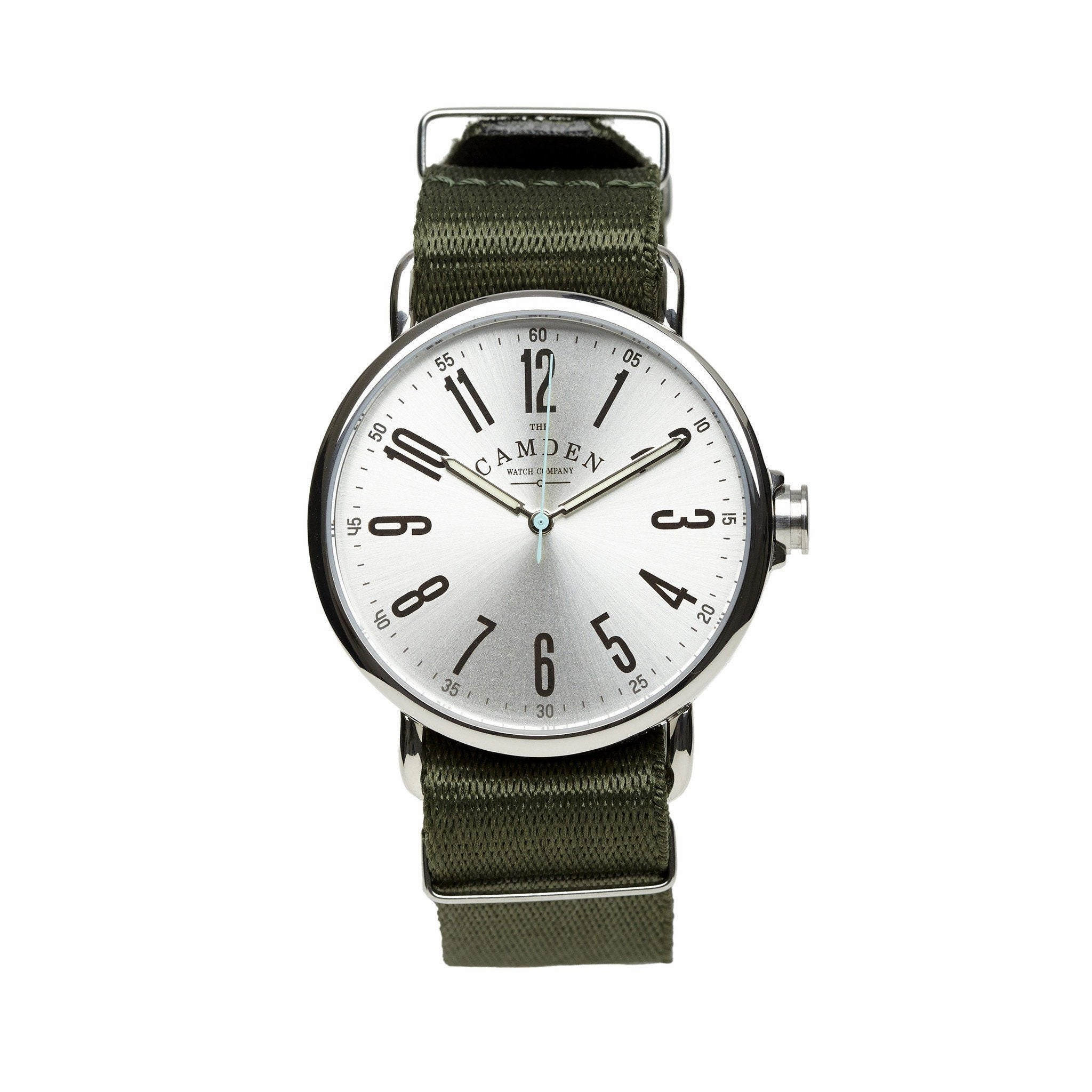 No.88 Steel and Green Nato,women's watches,ladies watch,elegant women's watch, minimalist women??s watch,fashion watch for women, classic watch for women,waterproof women??s watch,women's watch for work, women's watch for gift, wedding watch for bride,