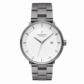 Nordgreen Men's Philosopher 40mm Gun Metal Watch 