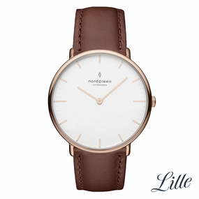 Nordgreen Native 36mm Brown Watch 