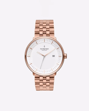 Nordgreen Women's Philosopher 36mm Rose Gold Watch 
