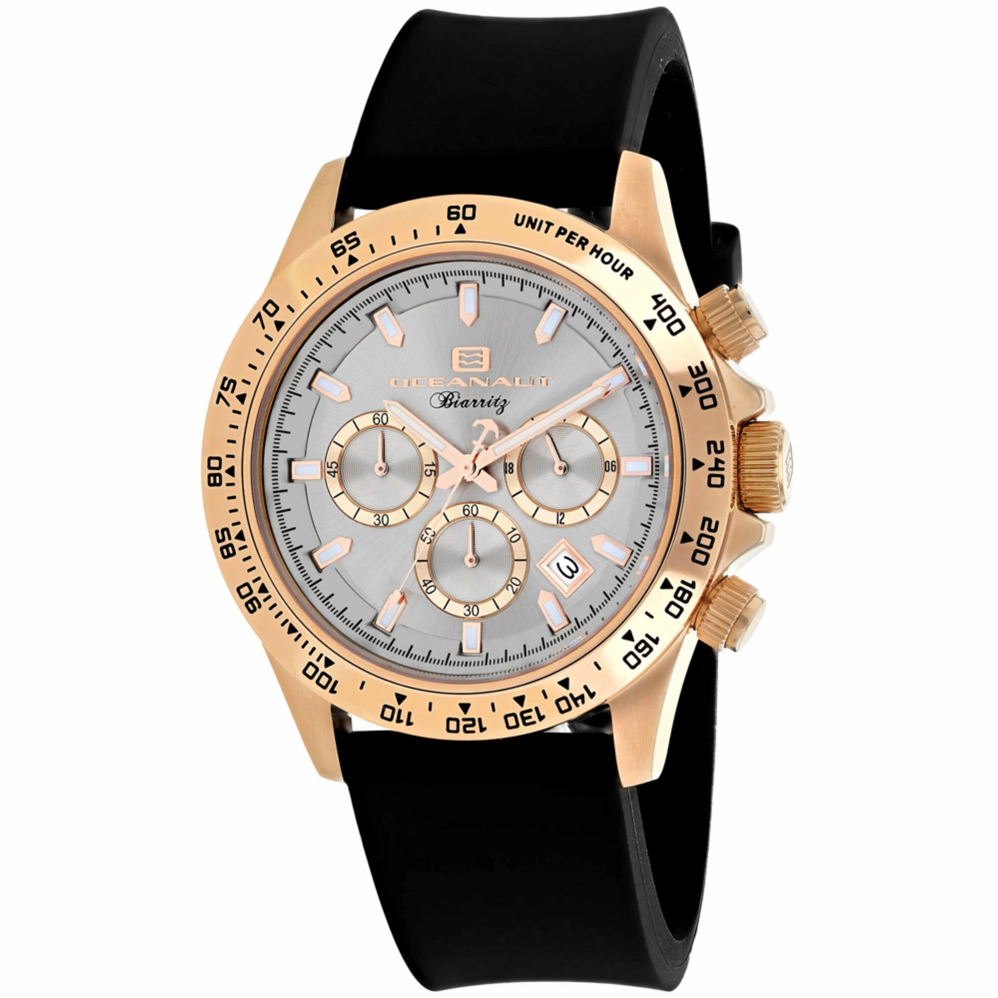 Oceanaut Men's Watch - Biarritz Silver Dial Plated Stainless Steel Strap | OC6118R 