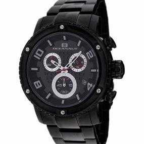 Oceanaut Men's Watch - Impulse Black Dial Plated Stainless Steel Bracelet | OC3124 Luxury Quartz Watch Quartz Watch Sale