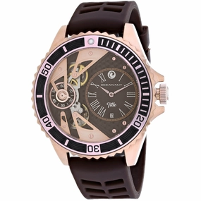 Oceanaut Men's Watch - Tide Quartz Rose Gold Case Brown Dial Rubber Strap | OC0996 Luxury Quartz Watch Quartz Watch Sale