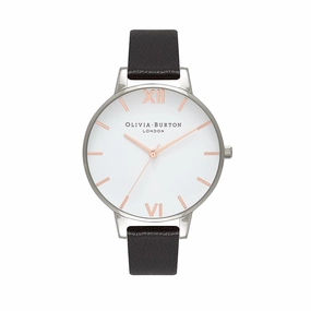 Olivia Burton White Dial Silver Watch - Silver 