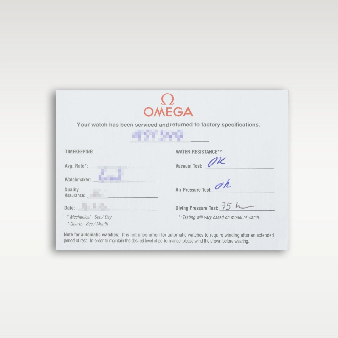 Omega Seamaster Planet Ocean 2201.50.00