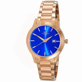 Oniss Women's Watch - Royal Blue Dial Plated Stainless Steel Bracelet | ON4441-LRGBU Luxury Quartz Watch Quartz Watch Sale