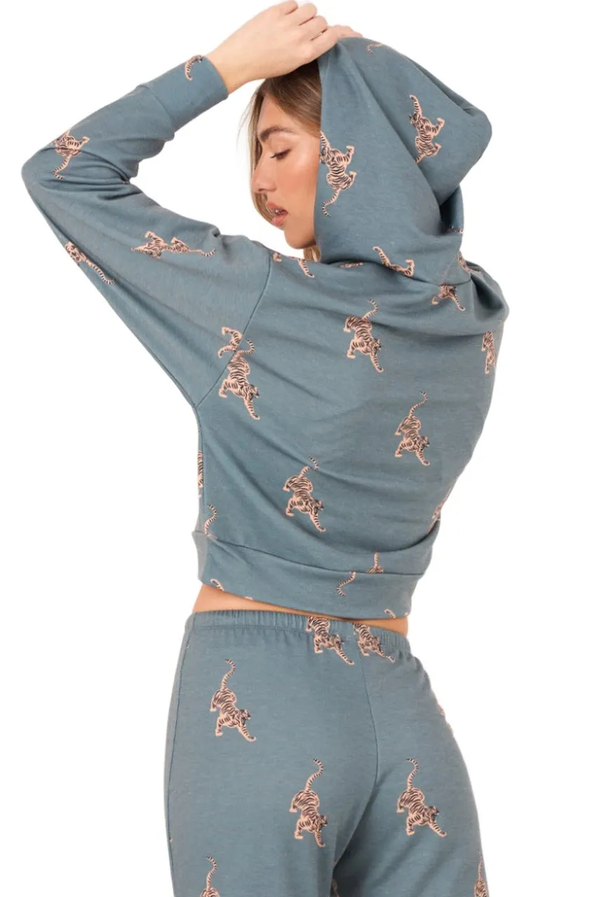 Onzie Flow Weekend French Terry Crop Hoodie 3815