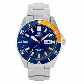 Orient Men's Automatic Watch - Kanno Dive Blue Dial Steel Bracelet | RA-AA0913L19B,automatic watch,automatic watches for men,automatic watches for women,luxury automatic watch,minimalist automatic watch,dress automatic watch,vintage automatic watch,automa
