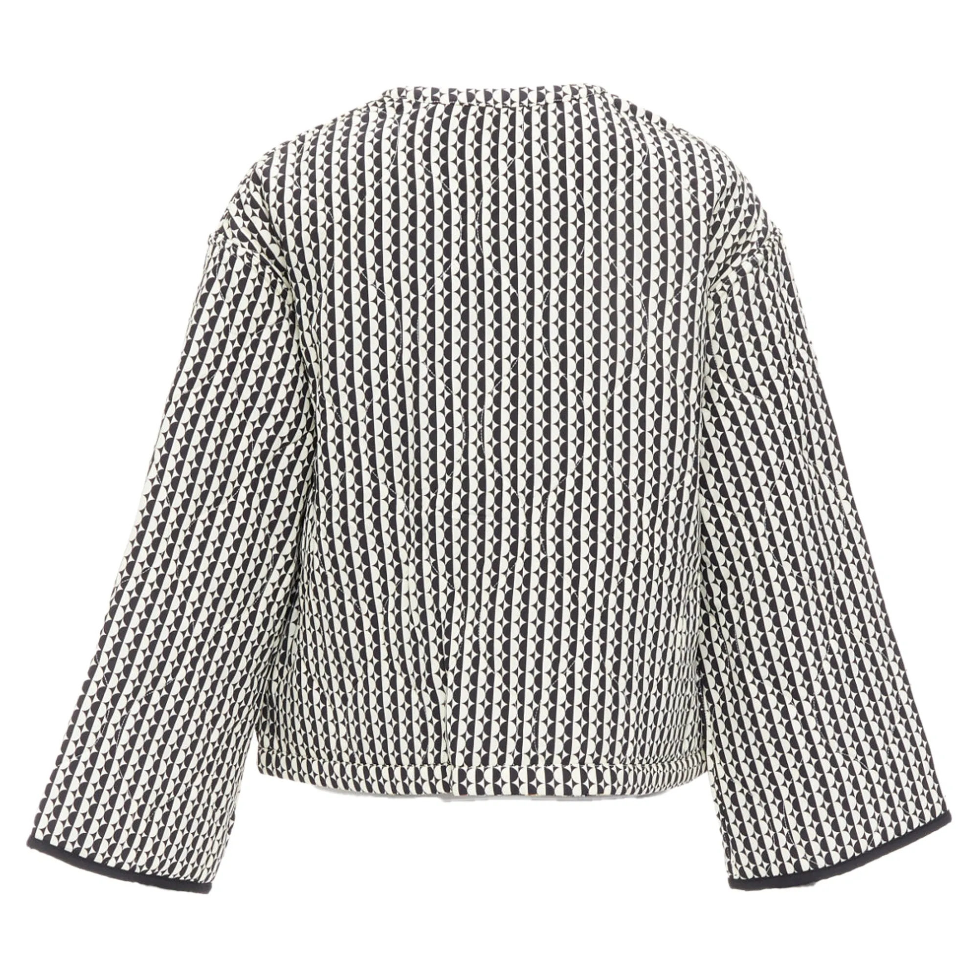 Oscar De La Renta Reversible Silk Padded Coat