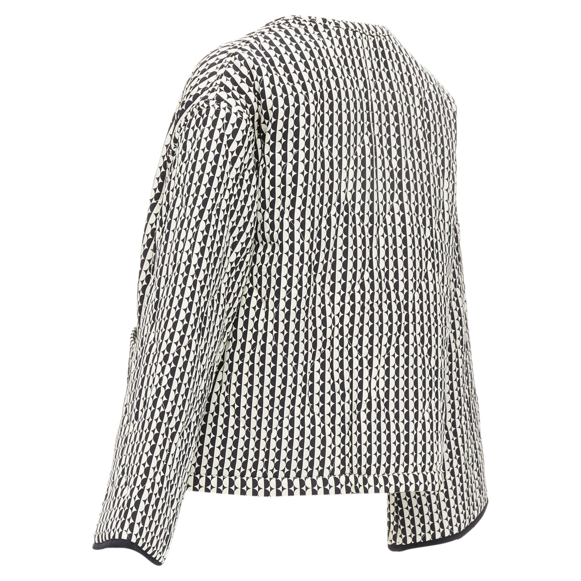 Oscar De La Renta Reversible Silk Padded Coat