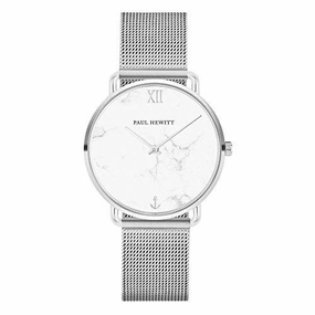 Paul Hewitt Miss Ocean Marble Silver Watch 