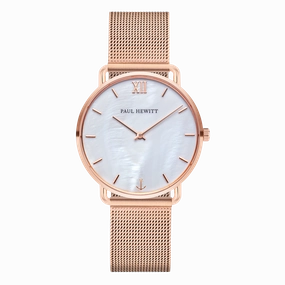 Paul Hewitt Miss Ocean Pearl RG Mesh Watch 