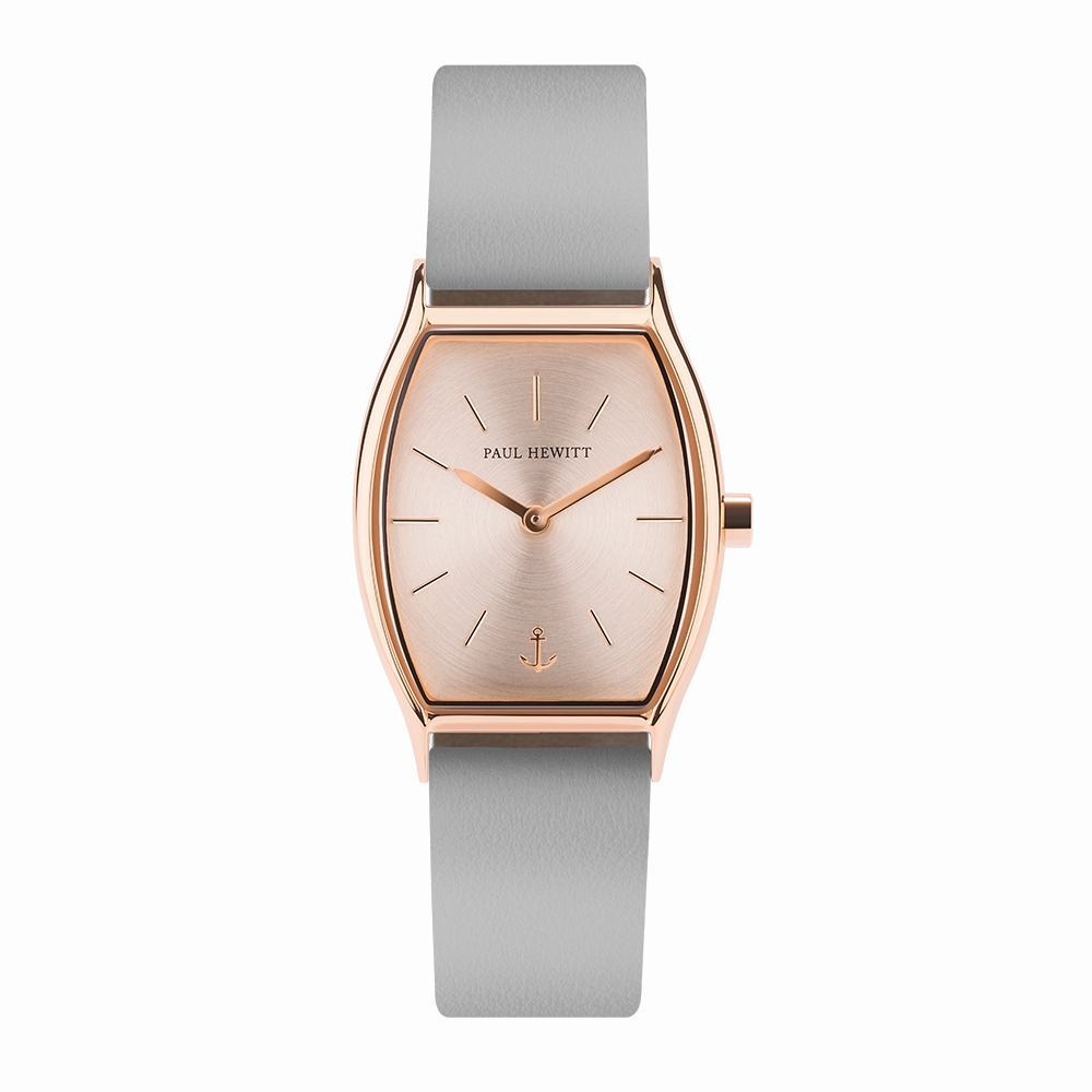 Paul Hewitt Modern Edge Rose Sunray Graphite Watch 