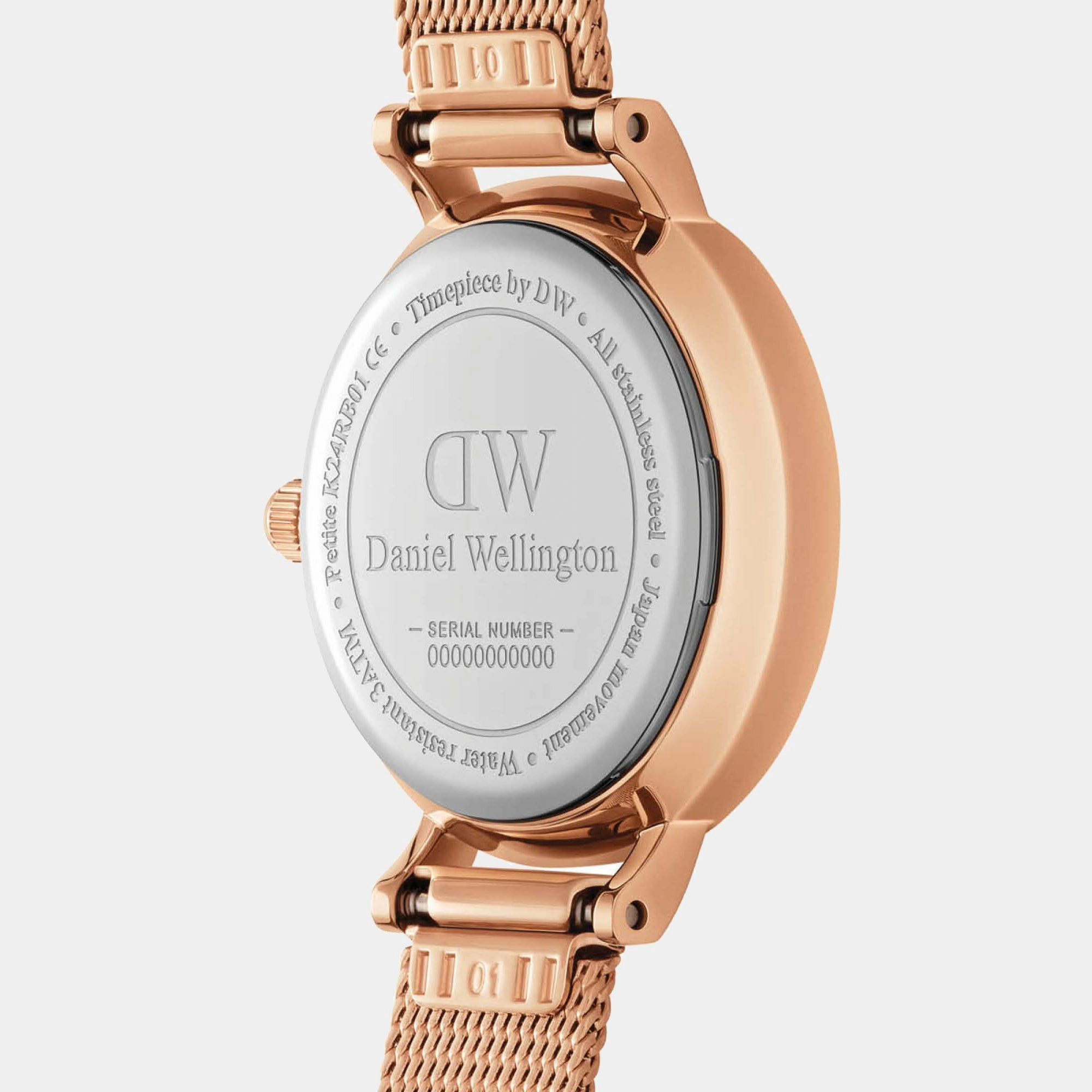 Petite Women's Mother Of Pearl Analog Stainless Steel Watch DW00100516