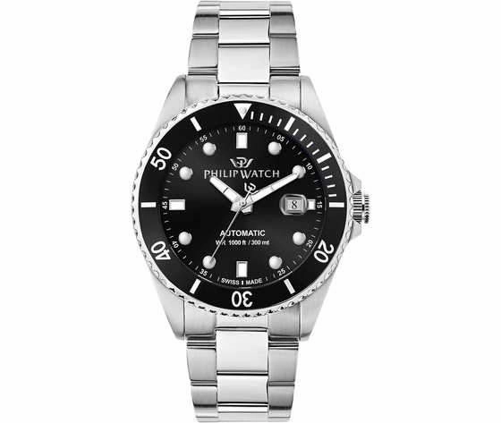 Philip Caribe Diving Men's Automatic Black Watch 