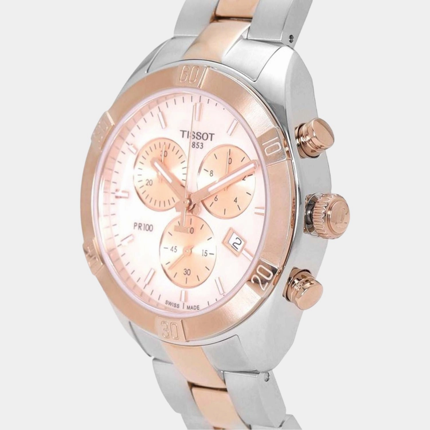 PR 100 Chronograph Men Analog Stainless Steel Watch T1019172215100