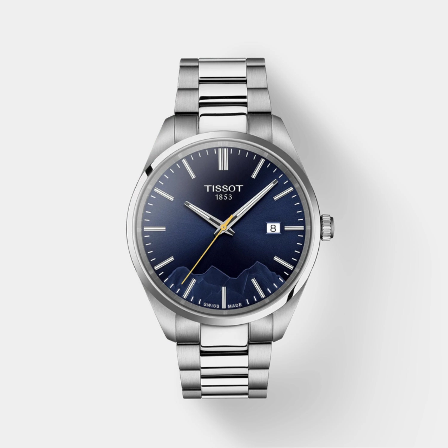 PR 100 Jungfraubahn Men Quartz Blue Dial Analog Stainless Steel Watch T1504101104102 budget    watches    watches classic