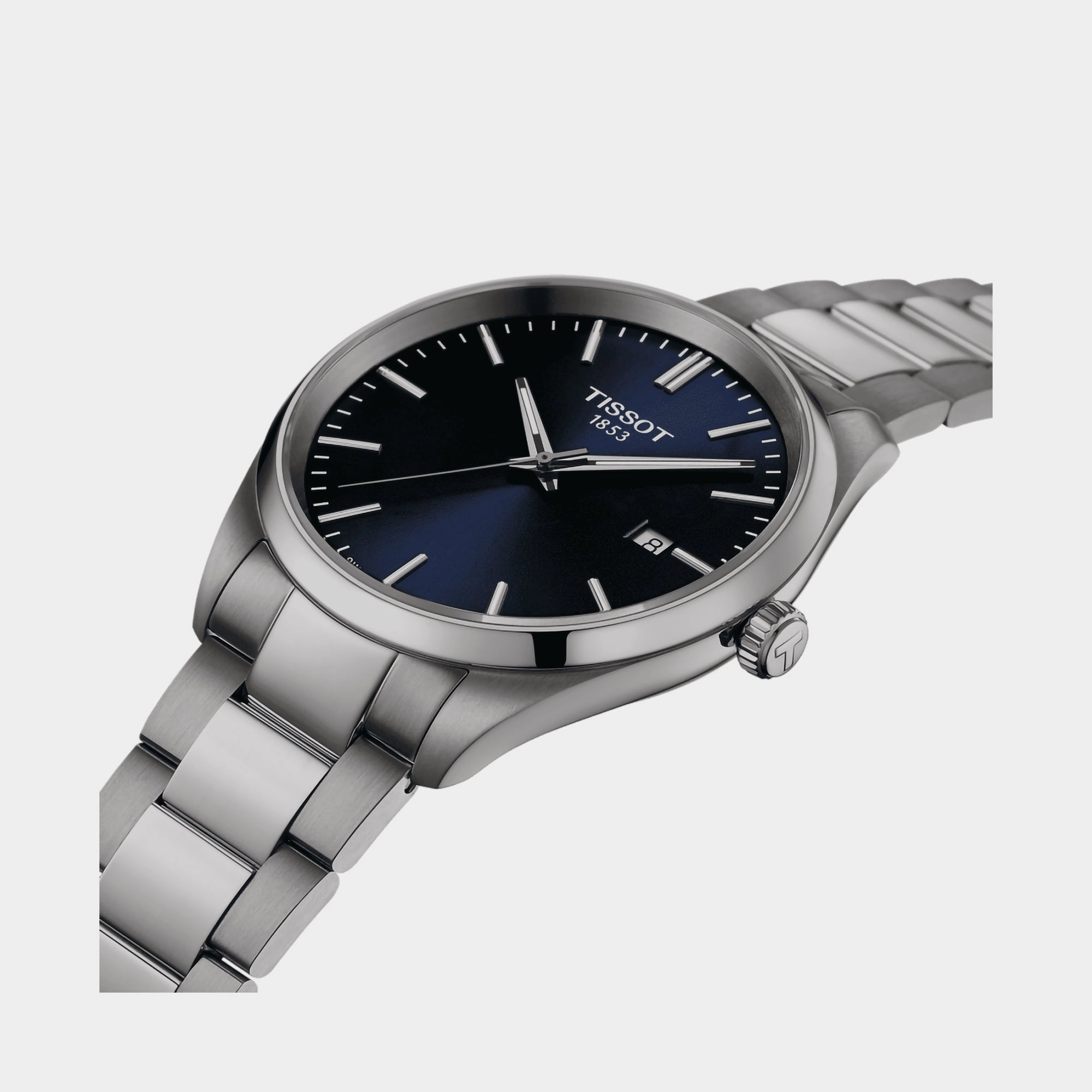 PR 100 PR 100 Men's Blue Dial Analog Stainless Steel Watch T1504101104100